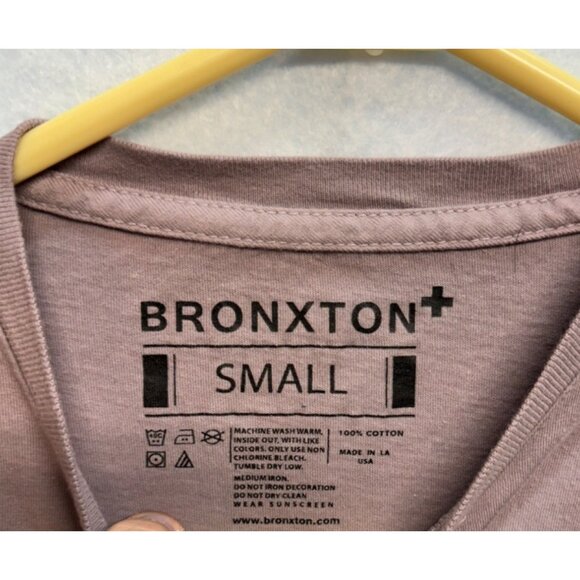 Bronxton Plus Casual Men's Tee Tshirt Short Sleeve Crew Neck Size Small - Picture 2 of 7